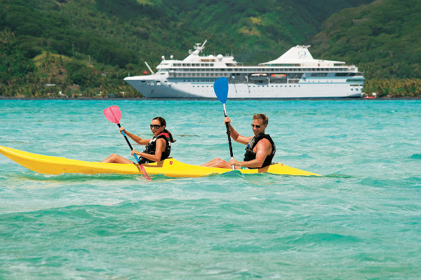 Tahiti cruise activites - kayaking Tahiti cruise activites - kayaking